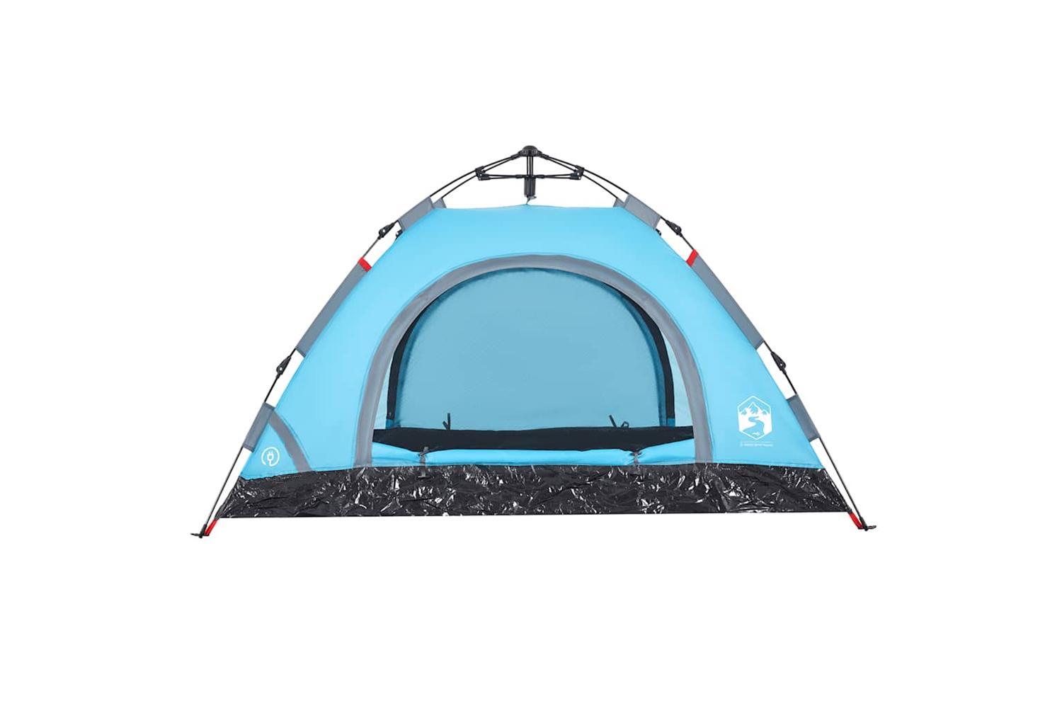 Vidaxl Camping Tent 2-person Blue Quick Release-6