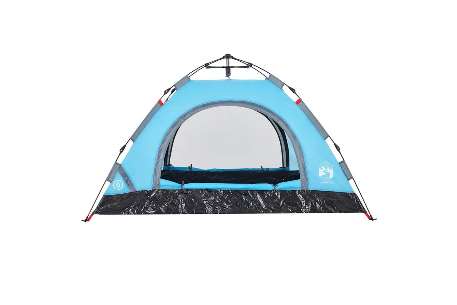 Vidaxl Camping Tent 2-person Blue Quick Release-8