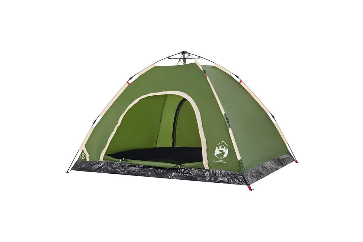 Vidaxl Camping Tent 4-person Green Quick Release-4