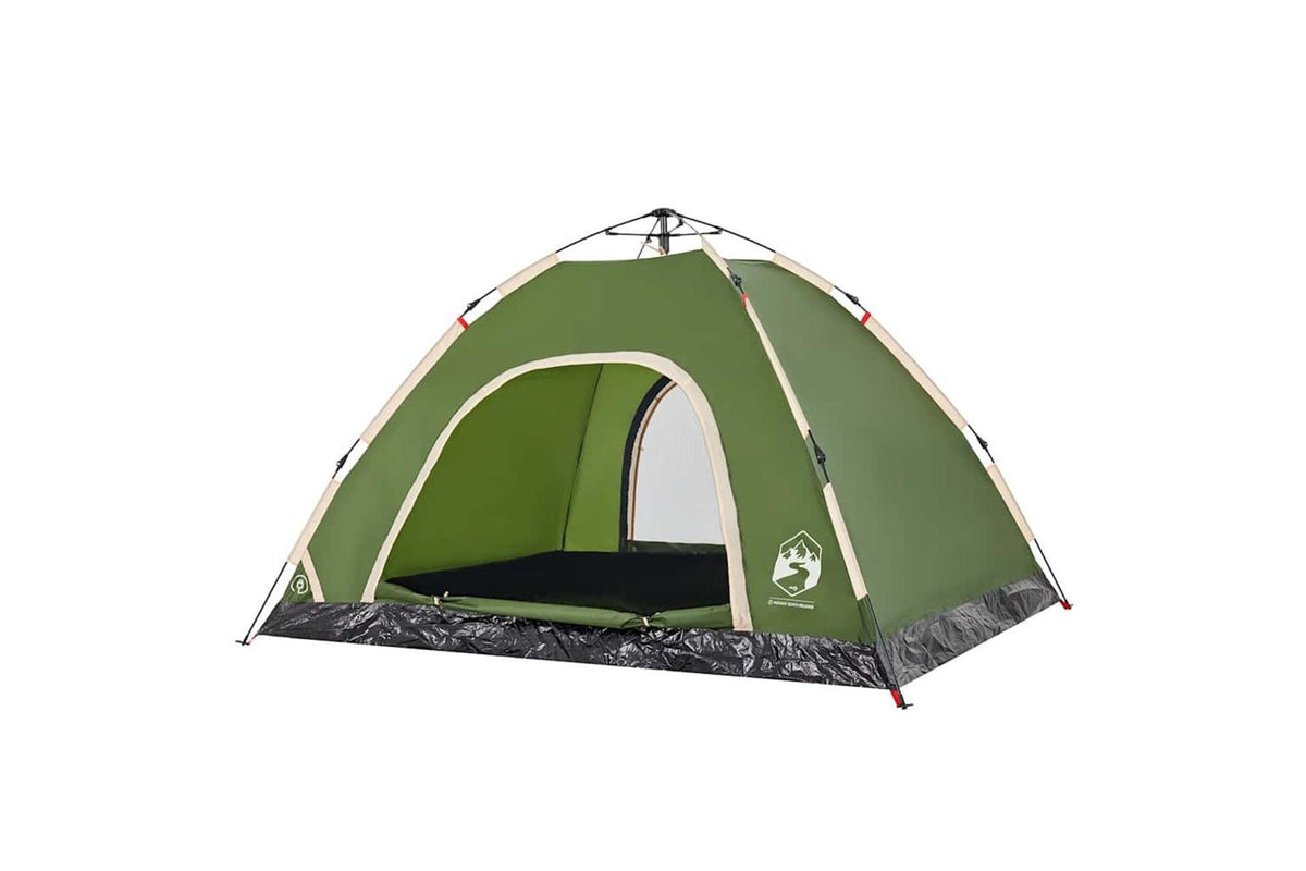 Vidaxl Camping Tent 4-person Green Quick Release-5