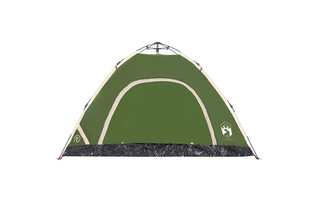 Vidaxl Camping Tent 4-person Green Quick Release-7