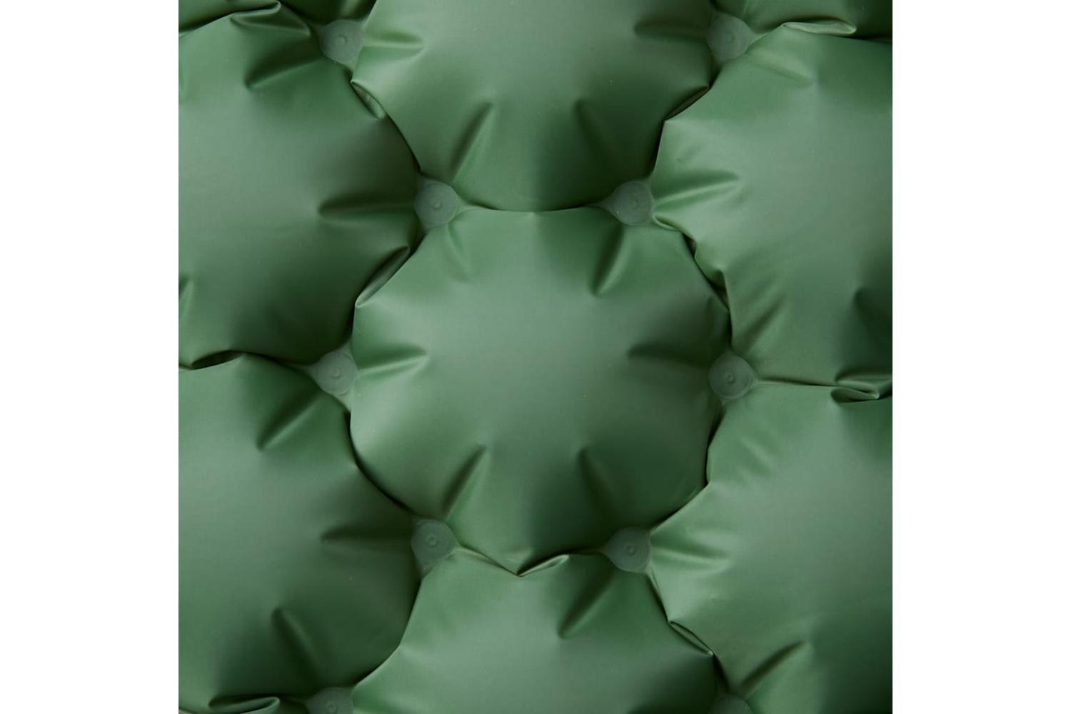 Vidaxl Self Inflating Camping Mattress With Pillows 2-person Green-3