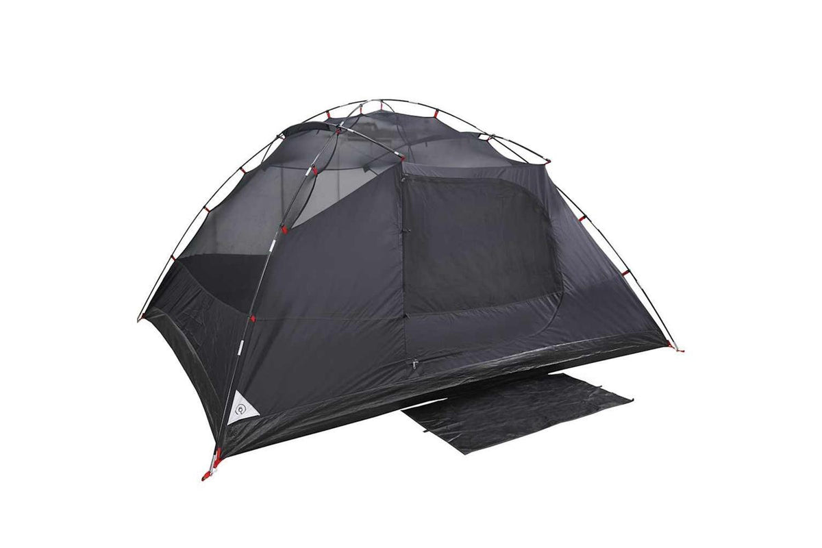 Vidaxl Camping Tent Dome 4-person White Blackout Fabric Waterproof-8