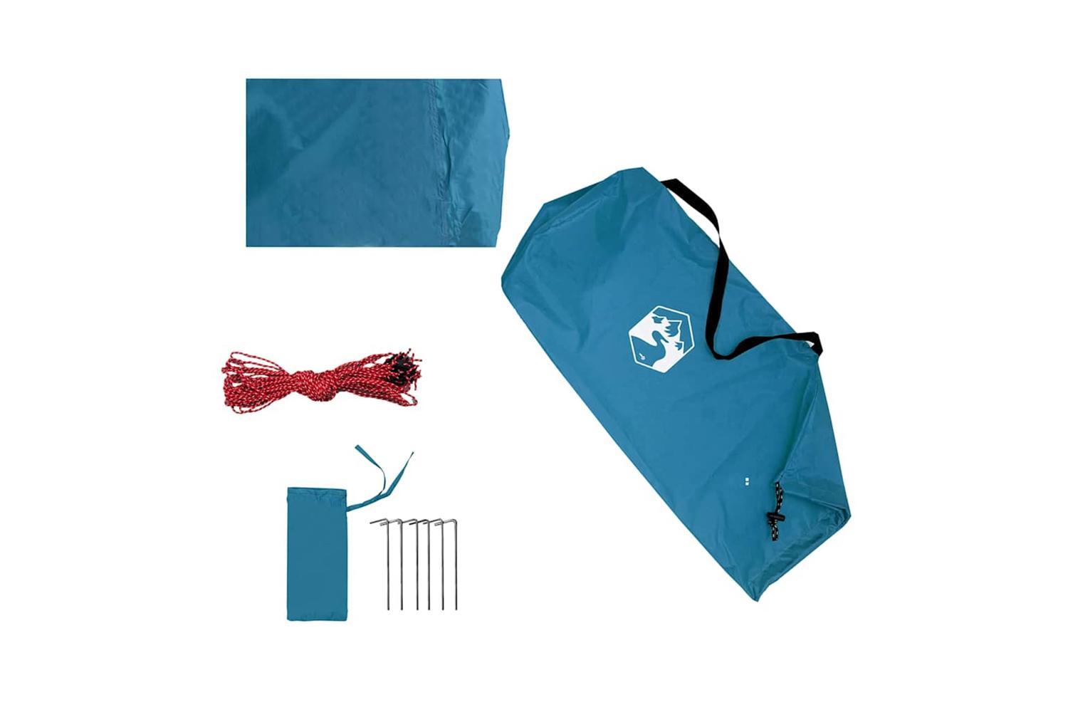 Vidaxl Camping Tarp Blue 500x294 Cm Waterproof-6