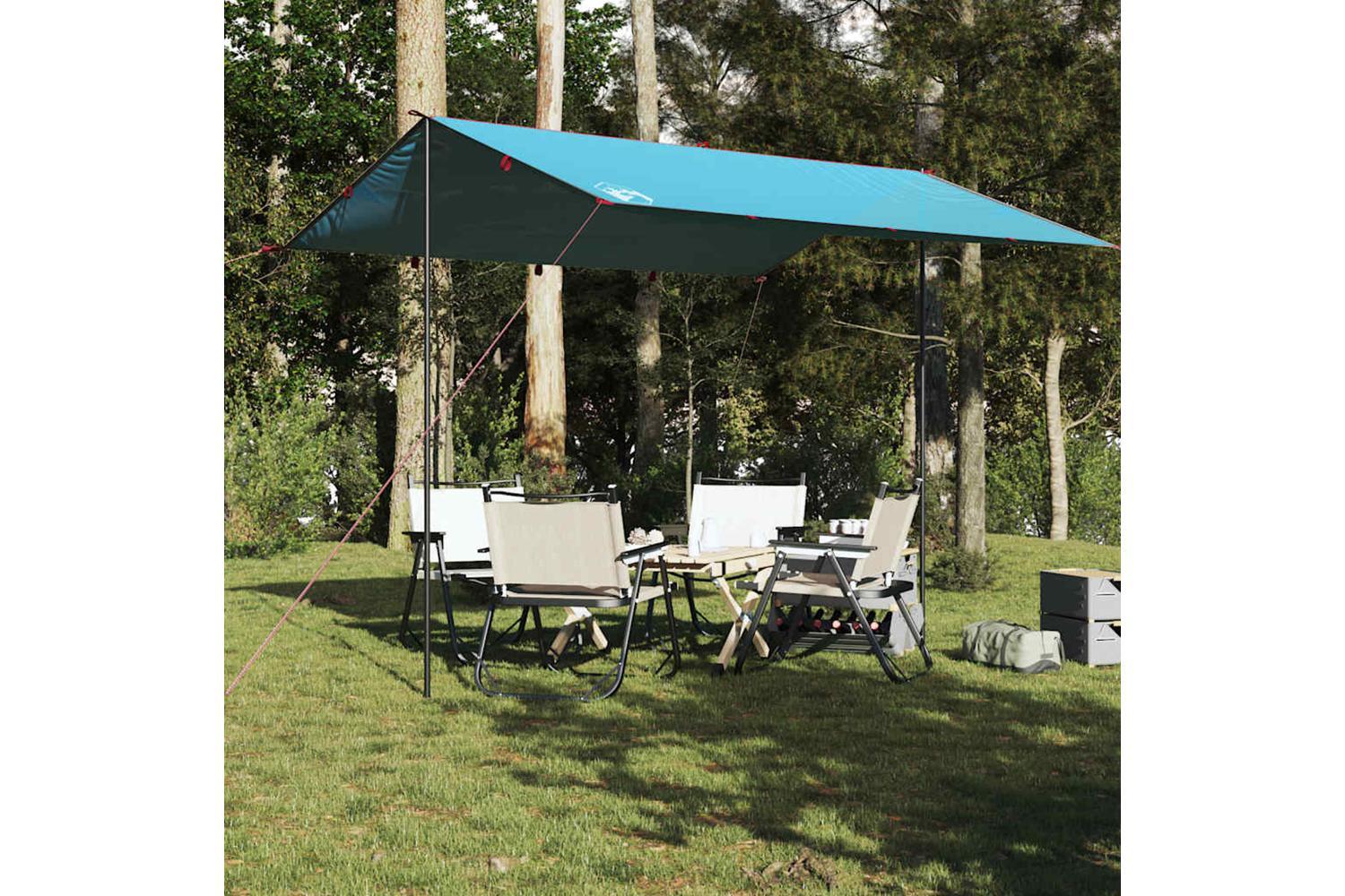 Vidaxl Camping Tarp Blue 360x294 Cm Waterproof-3