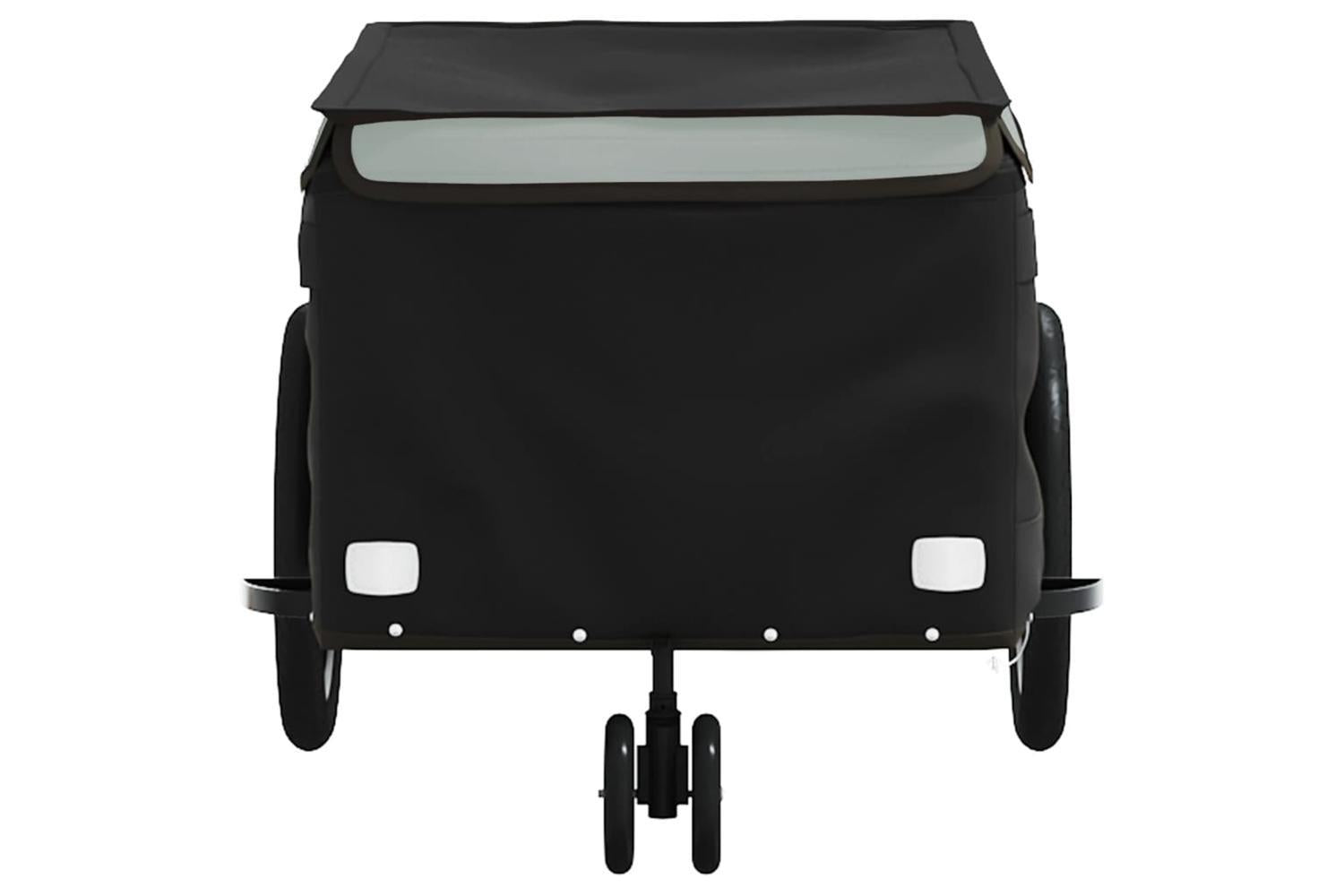 Vidaxl Bike Trailer Black And Grey 30 Kg Iron-6