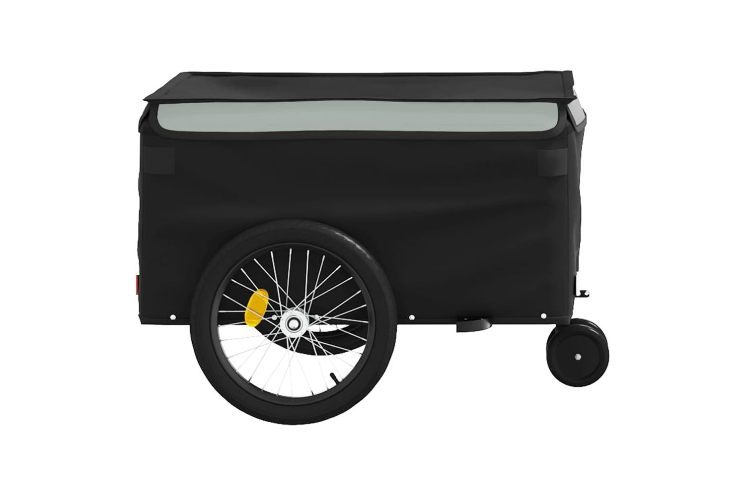 Vidaxl Bike Trailer Black And Grey 30 Kg Iron-7