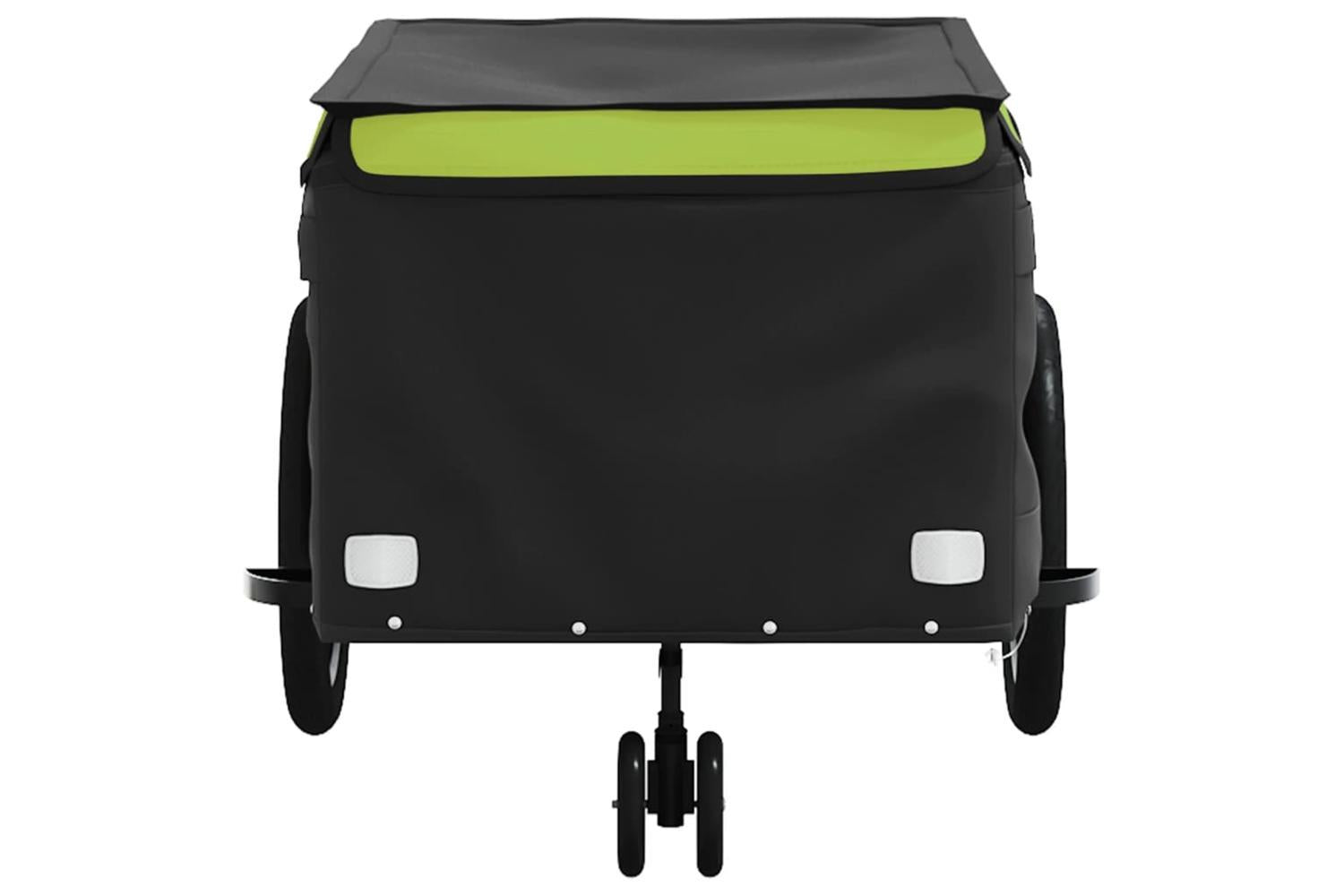 Vidaxl Bike Trailer Black And Green 45 Kg Iron-6