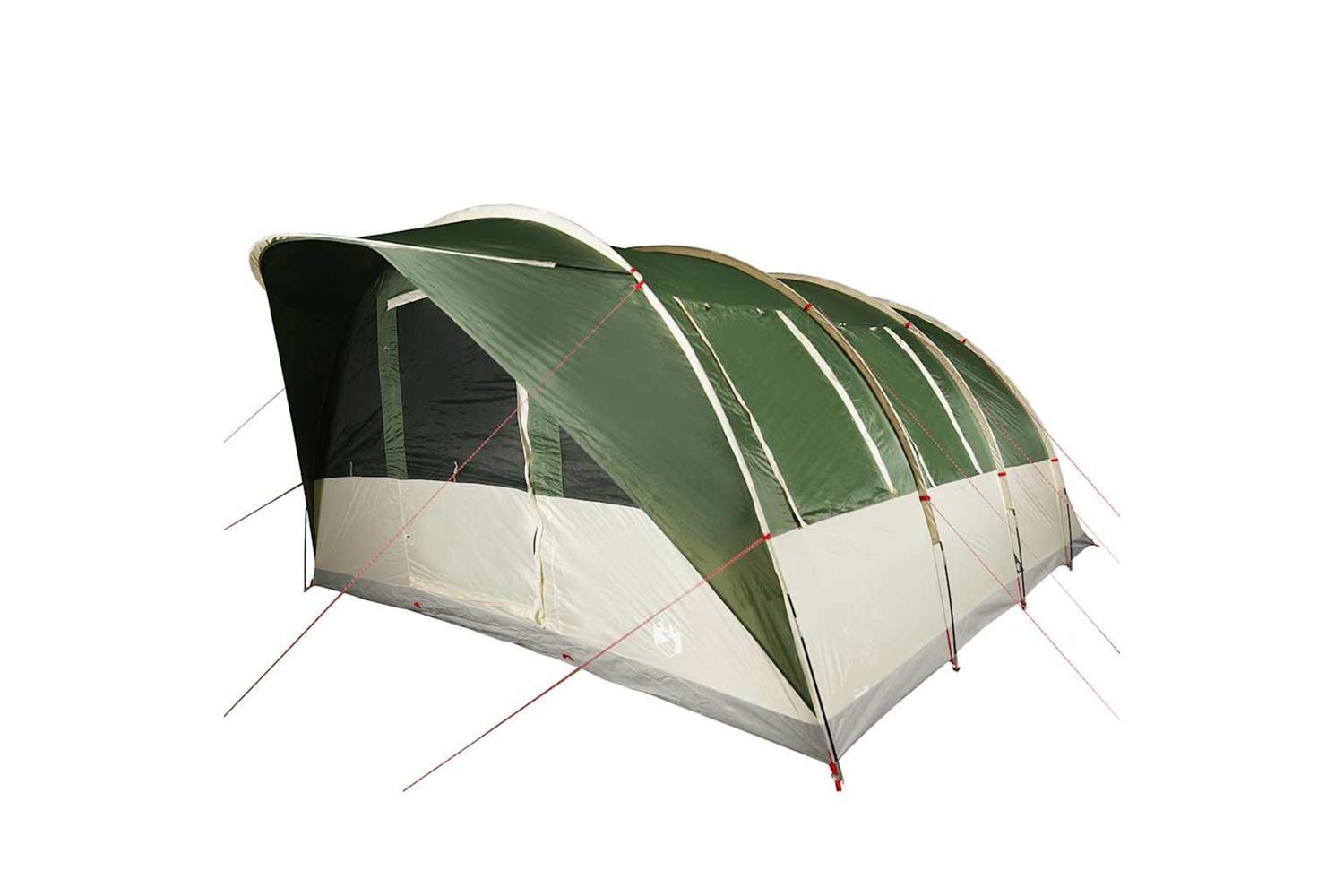 Vidaxl Family Tent Tunnel 7-person Green Waterproof-2