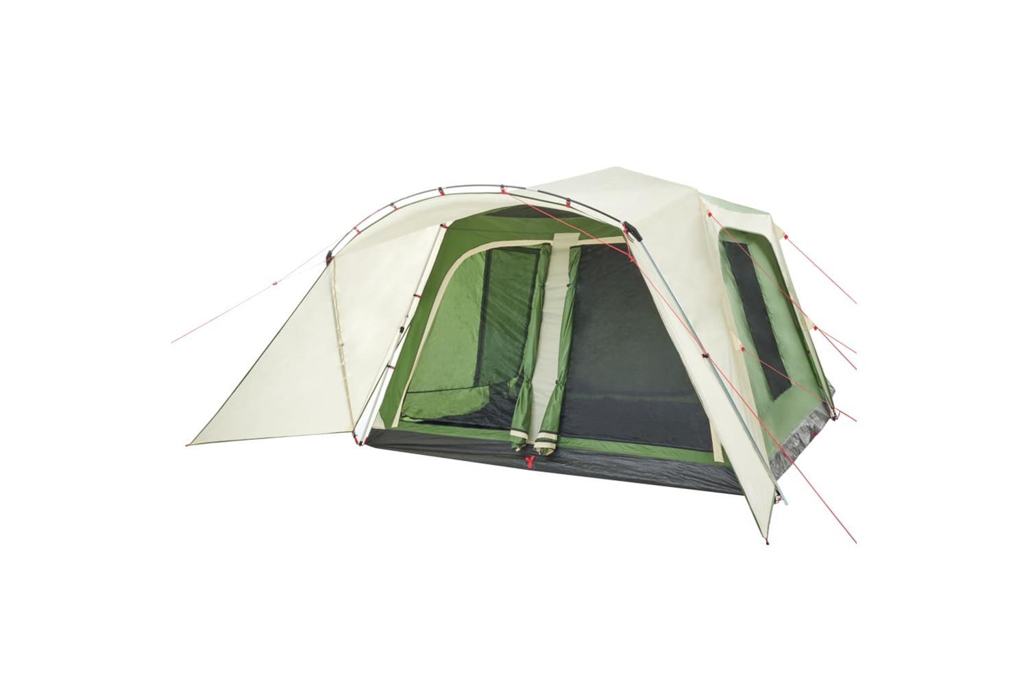 Vidaxl Family Tent With Porch 9-person Green Quick Release-4