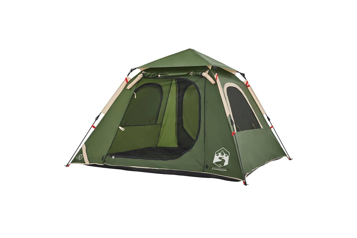 Vidaxl Camping Tent Dome 4-person Green Quick Release-4