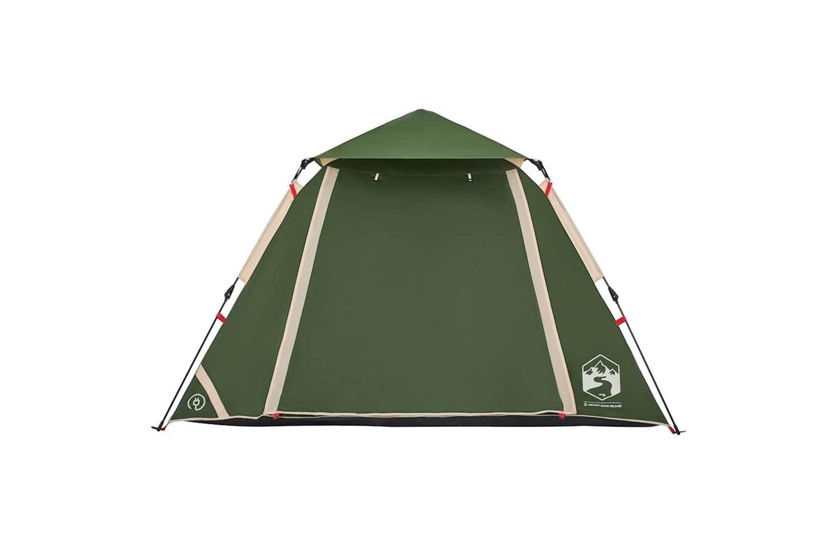 Vidaxl Camping Tent Dome 4-person Green Quick Release-6