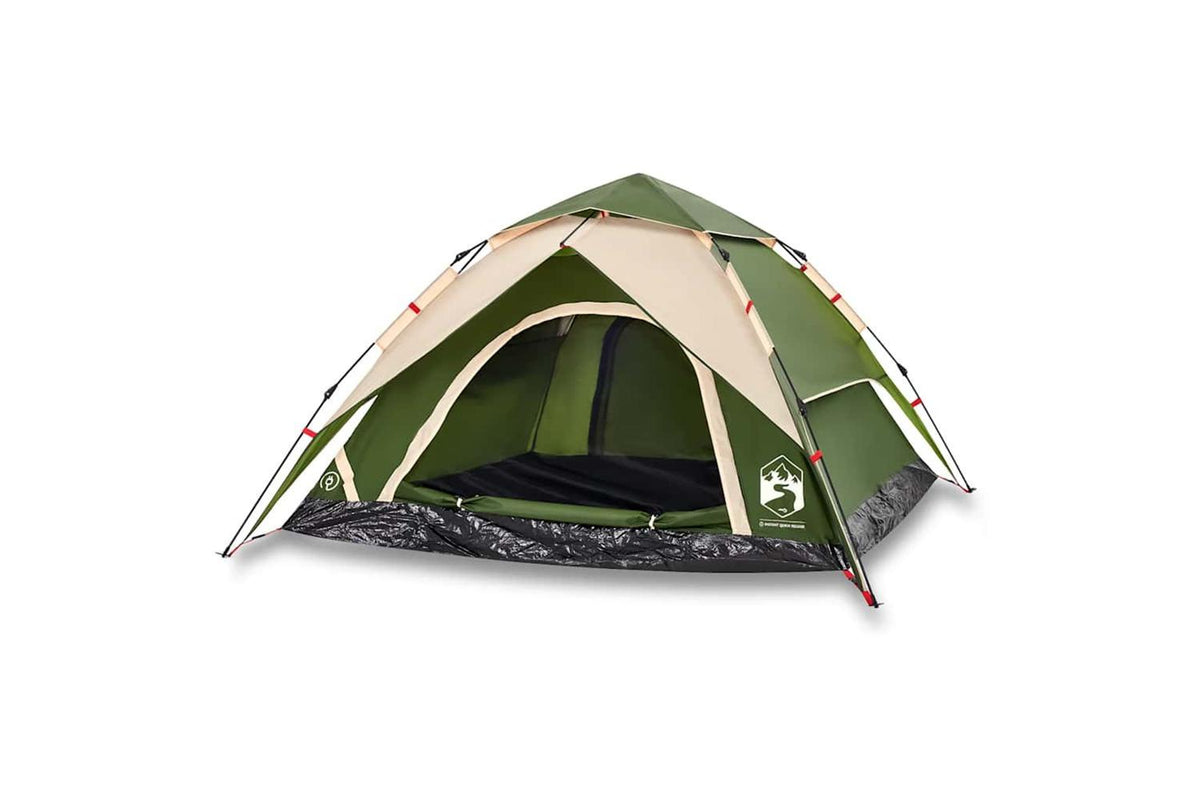 Vidaxl Camping Tent Dome 4-person Green Quick Release-2