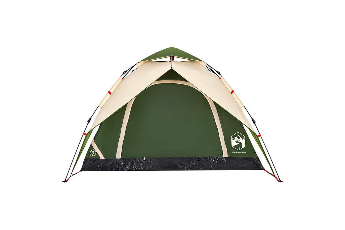 Vidaxl Camping Tent Dome 4-person Green Quick Release-6