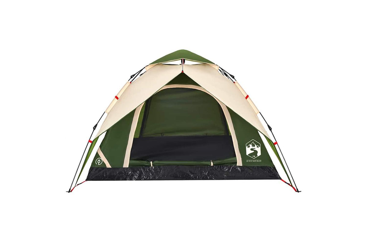 Vidaxl Camping Tent Dome 4-person Green Quick Release-7