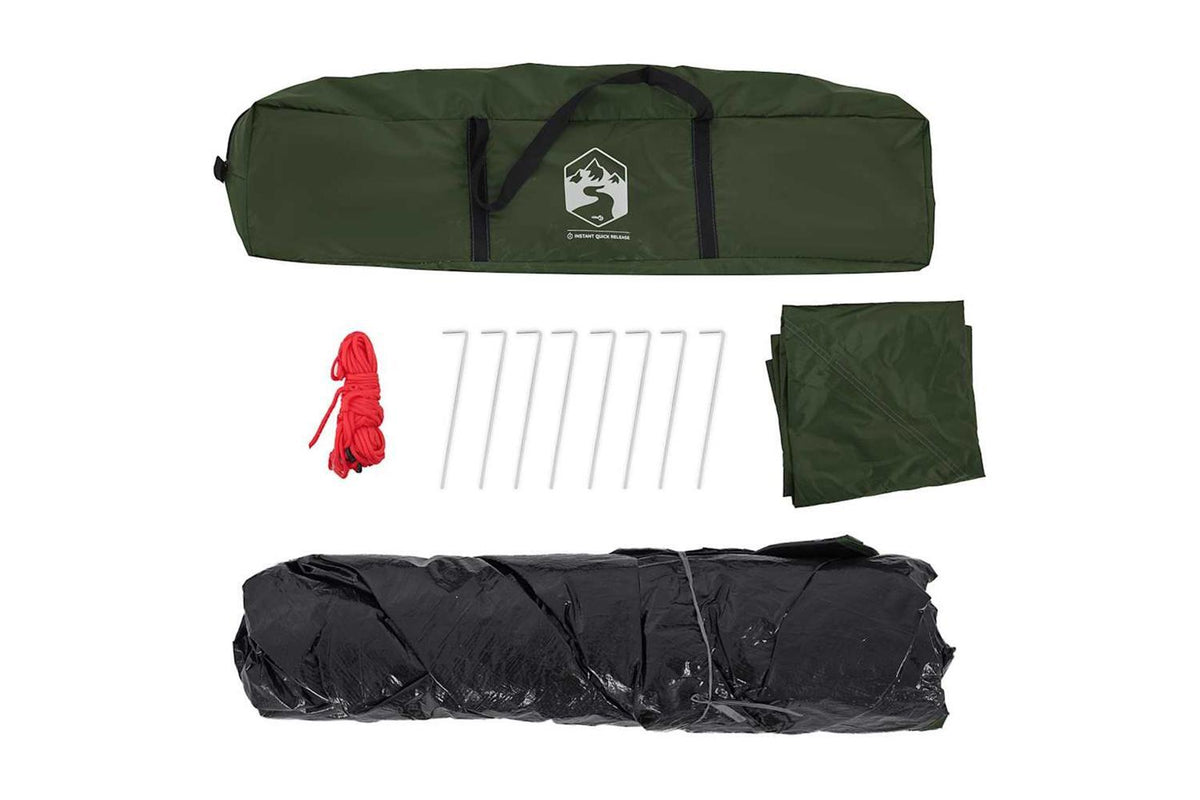 Vidaxl Camping Tent Dome 4-person Green Quick Release-10