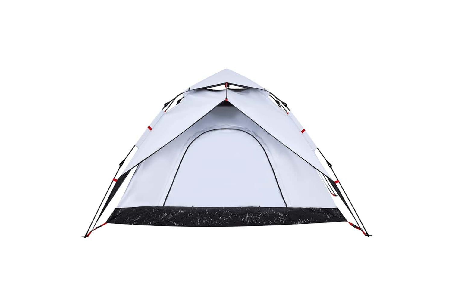 Vidaxl Camping Tent Dome 5-person White Blackout Fabric Quick Release-7