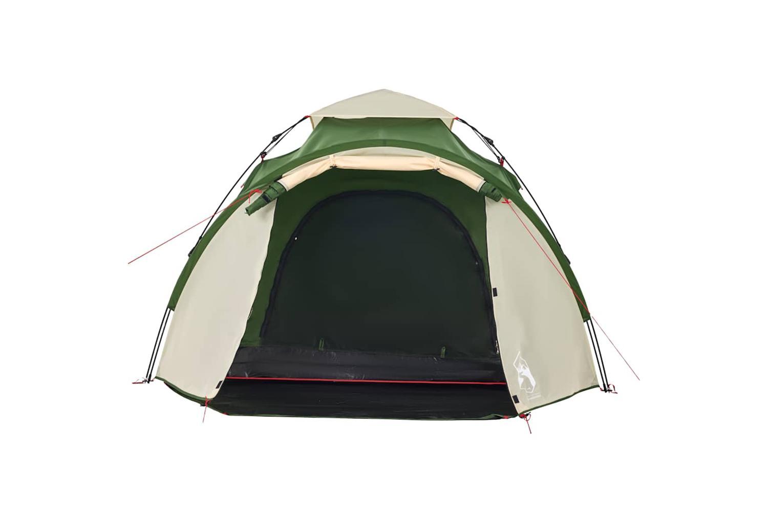 Vidaxl Camping Tent Dome 3-person Green Quick Release-7