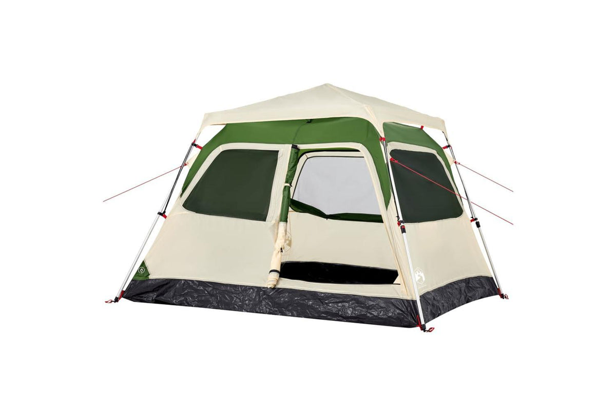Vidaxl Camping Tent Dome 4-person Green Quick Release-4