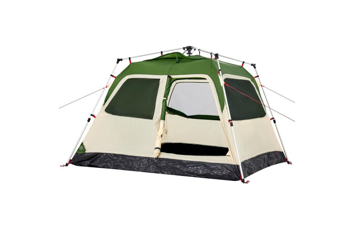 Vidaxl Camping Tent Dome 4-person Green Quick Release-5