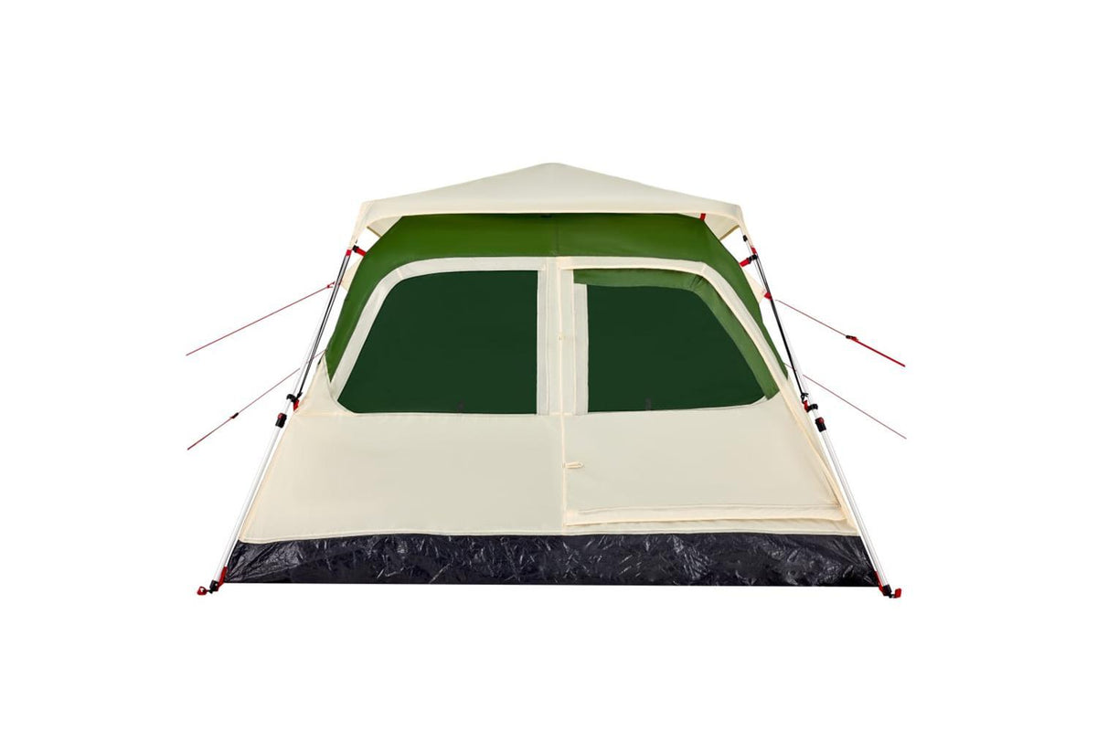 Vidaxl Camping Tent Dome 4-person Green Quick Release-6