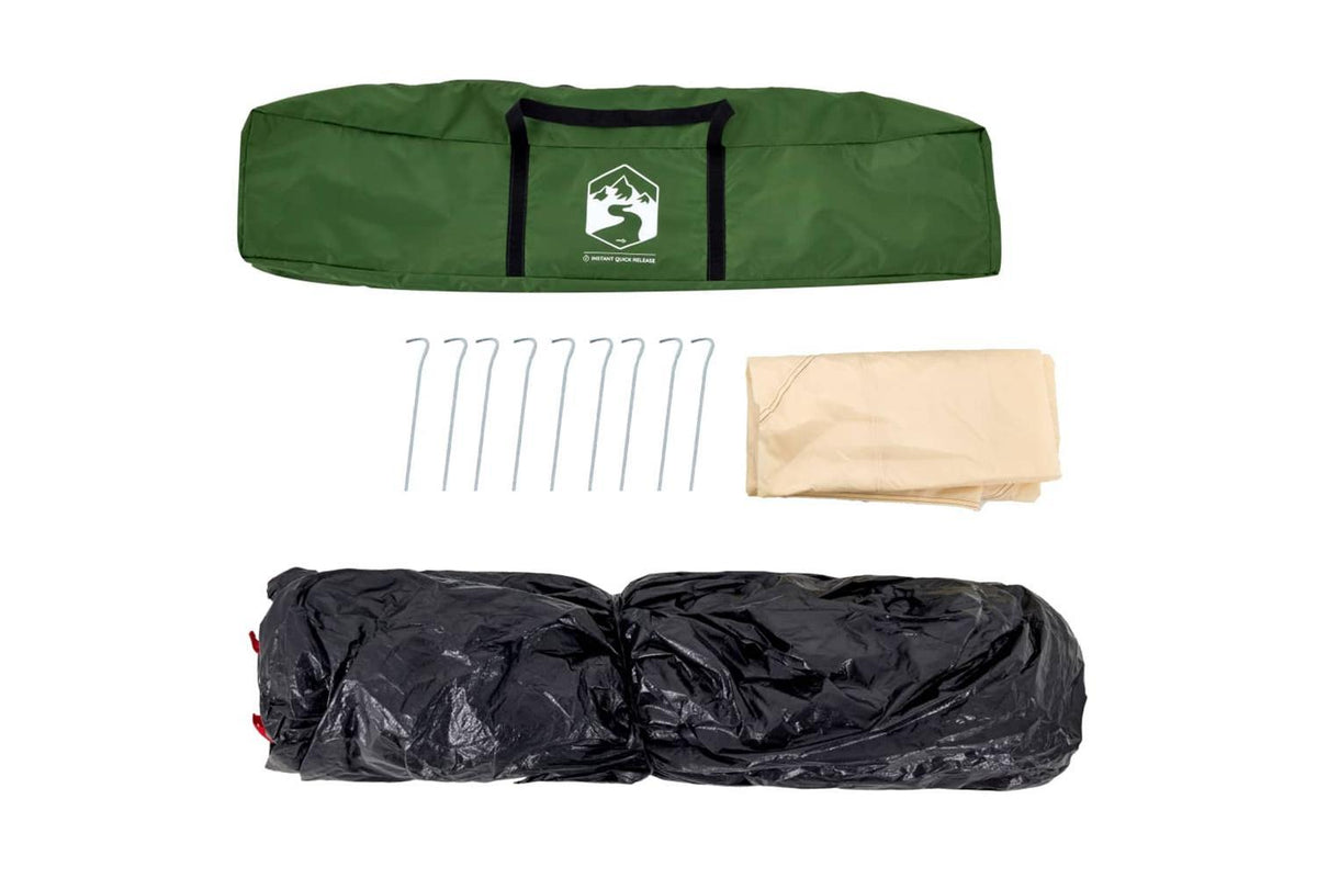 Vidaxl Camping Tent Dome 4-person Green Quick Release-10