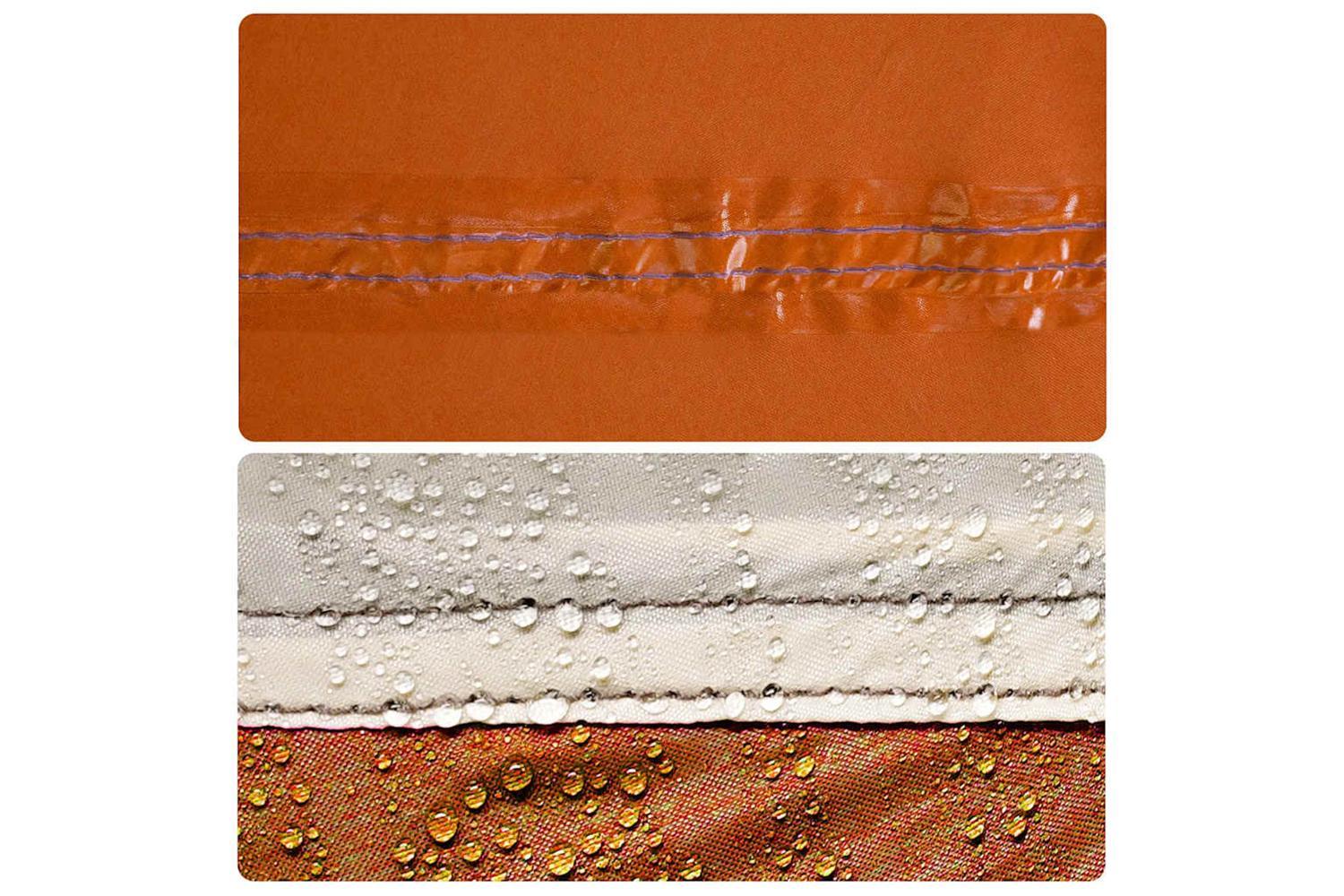 Vidaxl Camping Tarp Orange 430x380x210 Cm Waterproof-9