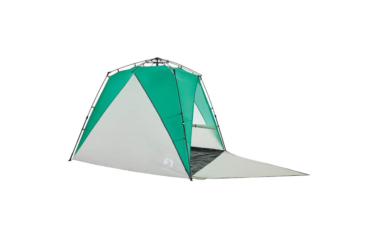 Vidaxl Beach Tent 4-person Sea Green Quick Release Waterproof-4