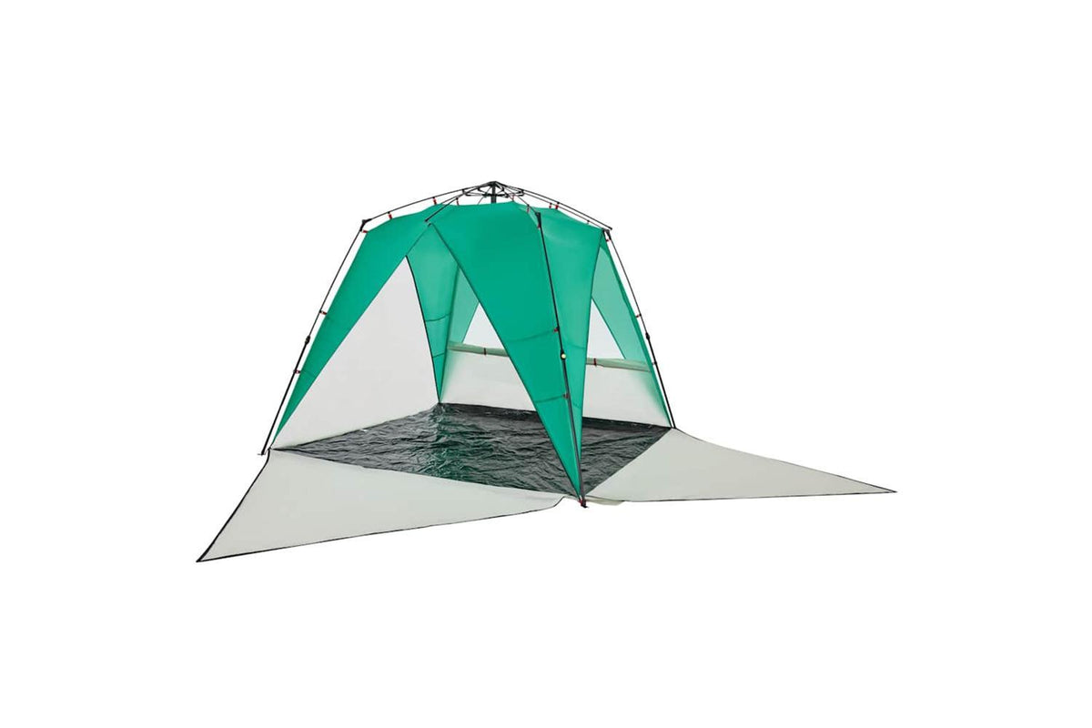 Vidaxl Beach Tent 4-person Sea Green Quick Release Waterproof-6