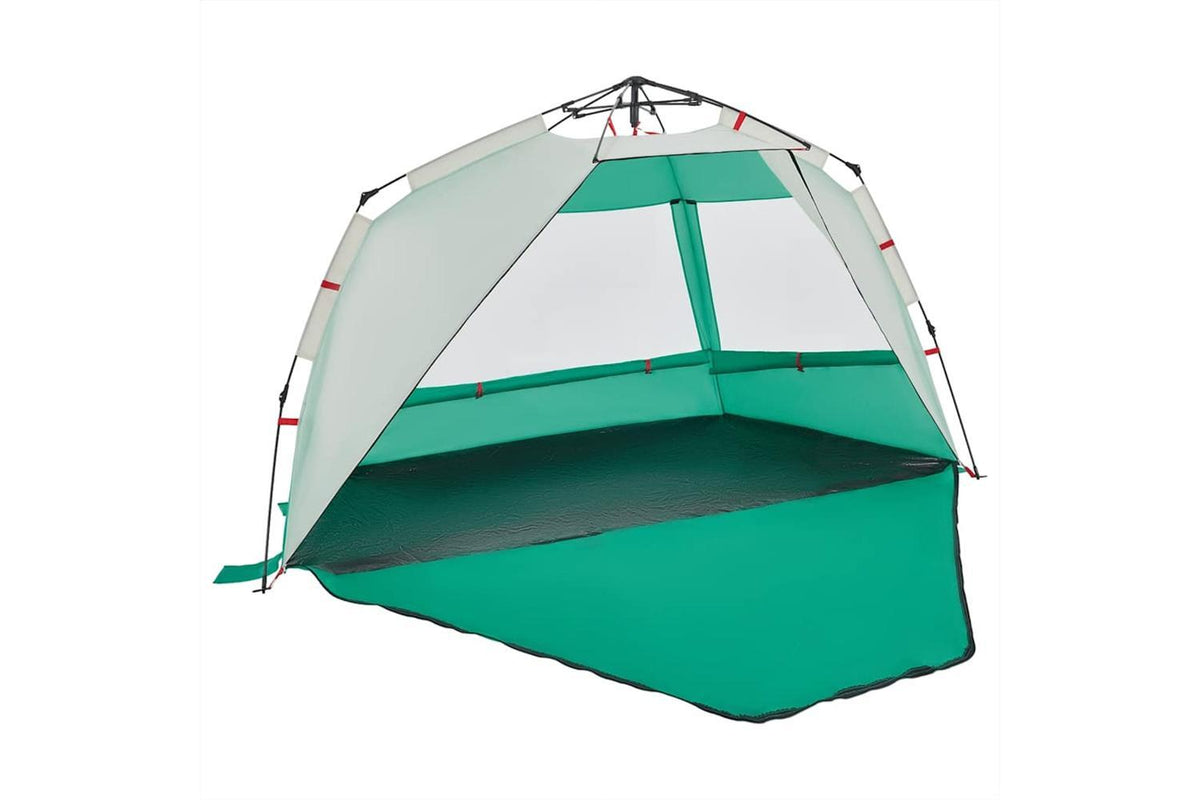 Vidaxl Beach Tent 3-person Sea Green Quick Release Waterproof-5