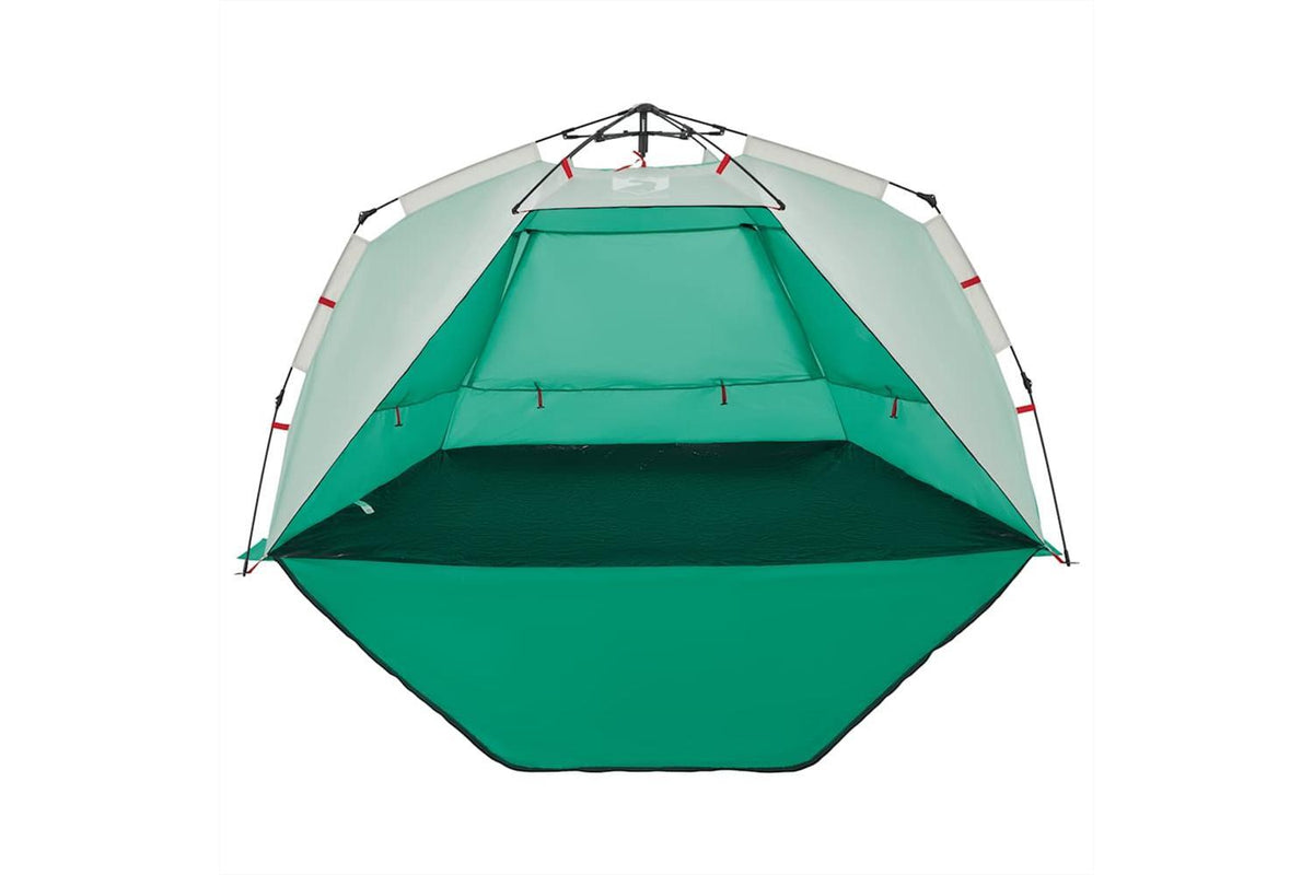 Vidaxl Beach Tent 3-person Sea Green Quick Release Waterproof-7
