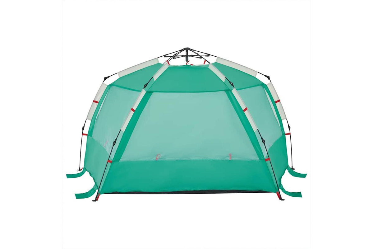 Vidaxl Beach Tent 3-person Sea Green Quick Release Waterproof-9