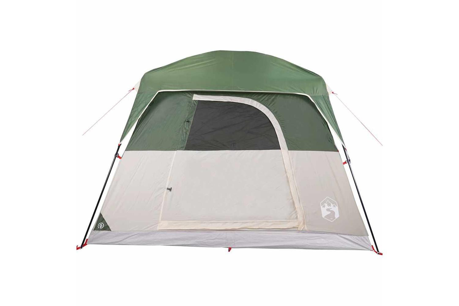 Vidaxl Camping Tent Cabin 4-person Green Waterproof-6