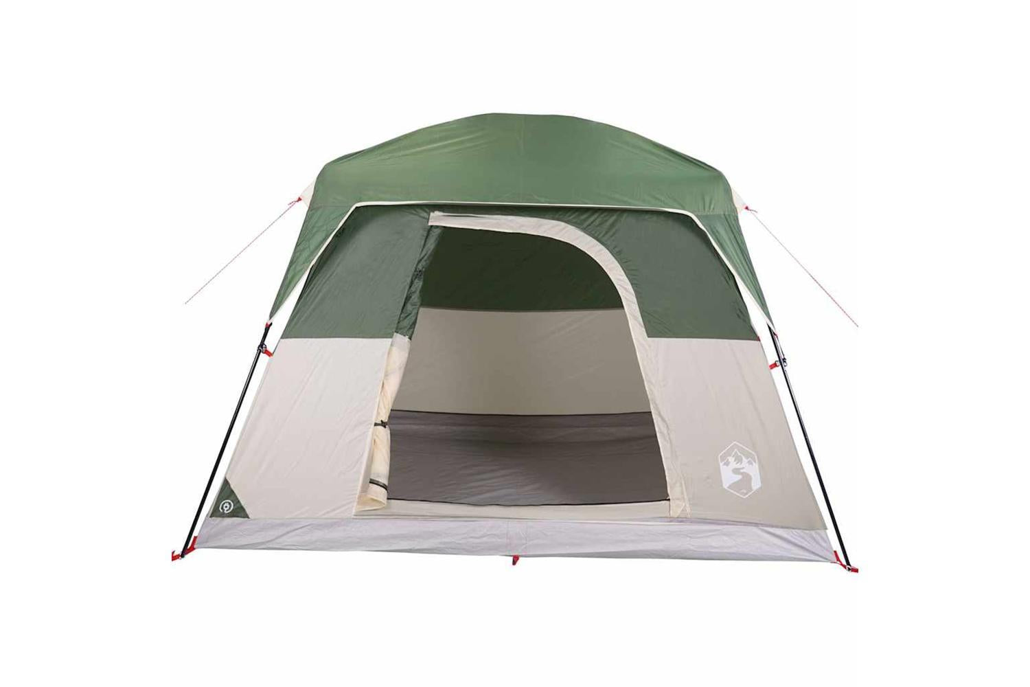 Vidaxl Camping Tent Cabin 4-person Green Waterproof-7