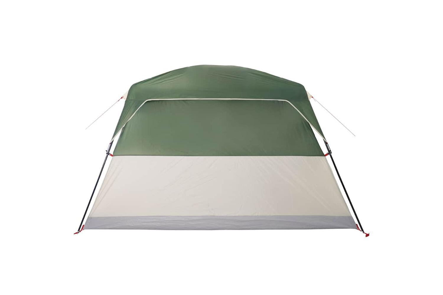 Vidaxl Camping Tent Cabin 4-person Green Waterproof-9