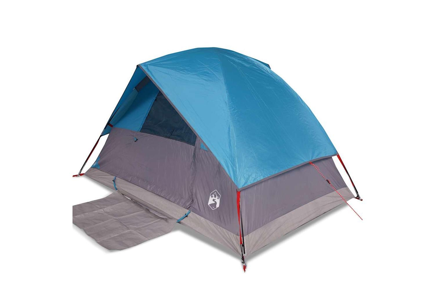 Vidaxl Camping Tent Dome 2-person Blue Waterproof-2