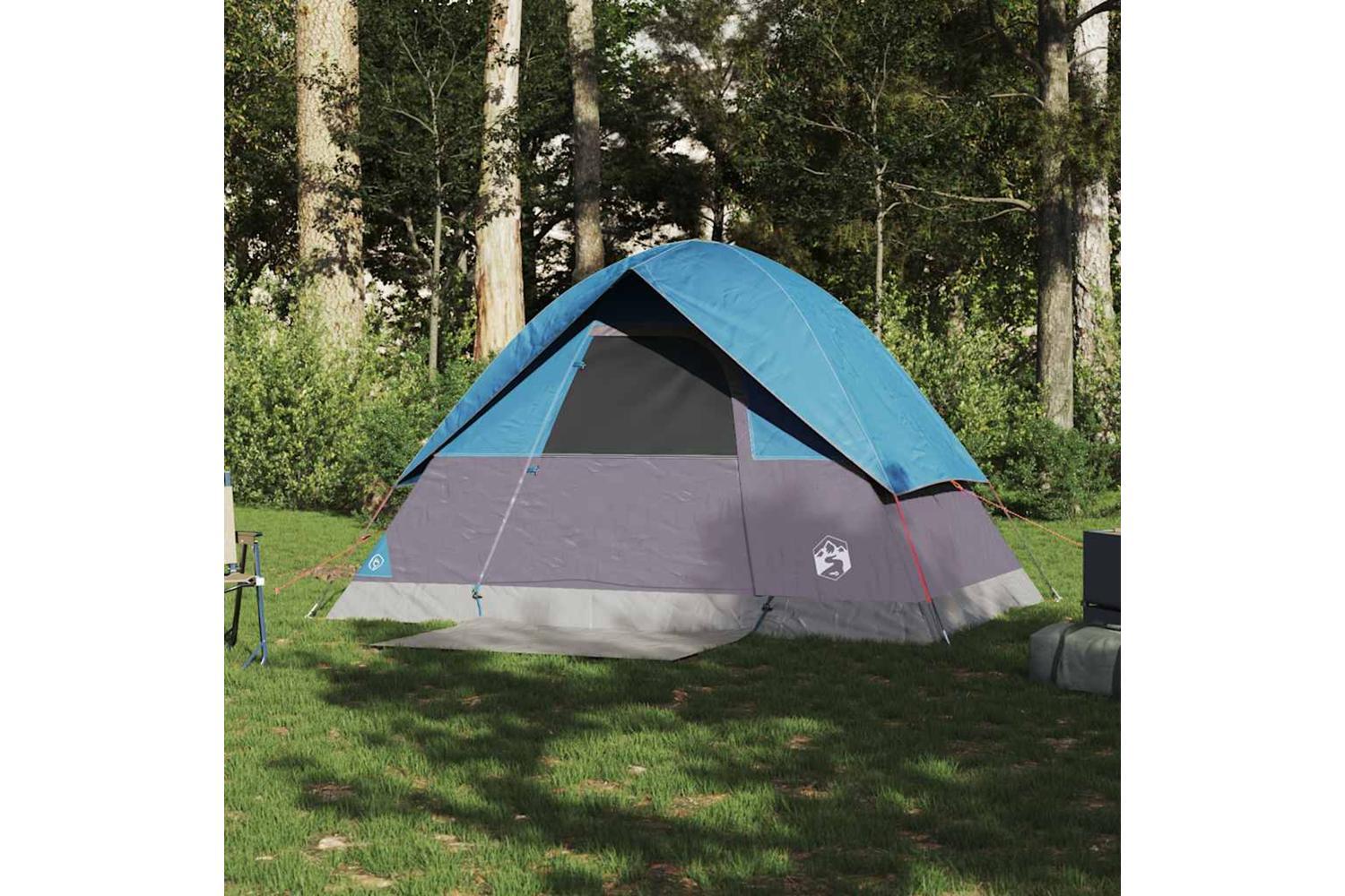 Vidaxl Camping Tent Dome 2-person Blue Waterproof-3