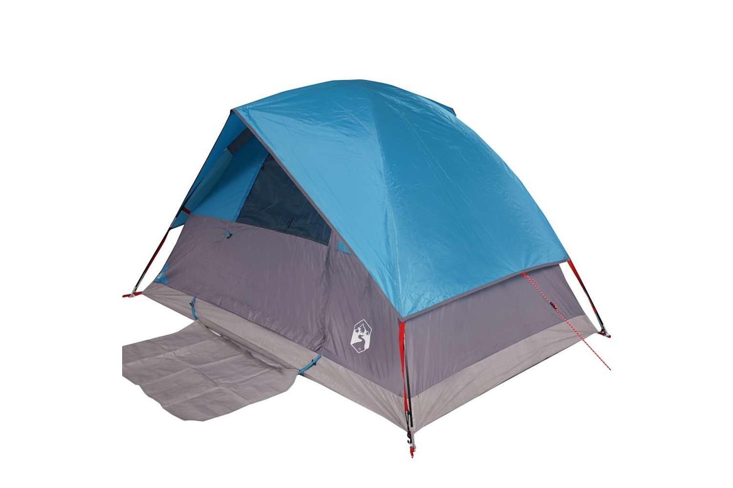 Vidaxl Camping Tent Dome 2-person Blue Waterproof-4
