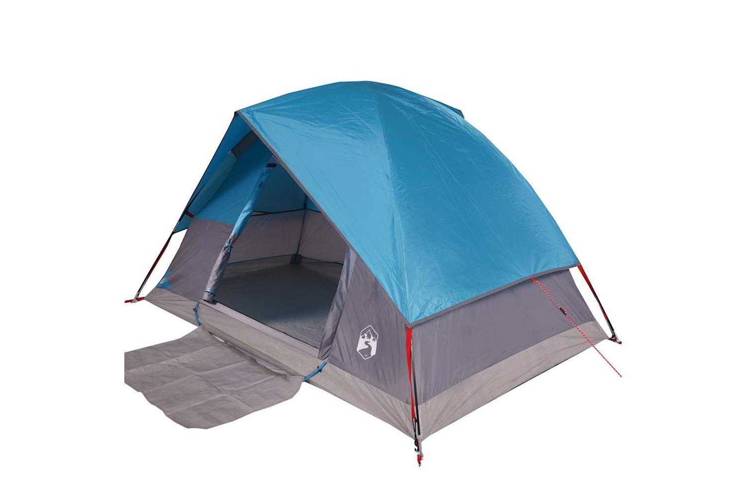 Vidaxl Camping Tent Dome 2-person Blue Waterproof-5