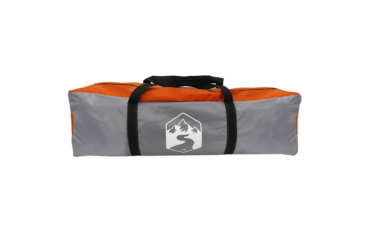 Vidaxl Camping Tent Dome 4-person Orange Waterproof-9