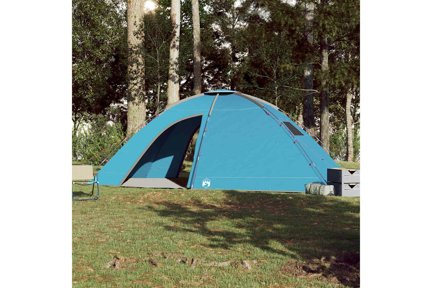 Vidaxl Camping Tent 8-person Blue Waterproof-3