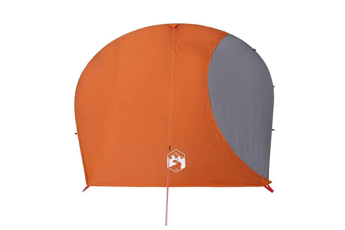 Vidaxl Camping Tent Dome 4-person Orange Waterproof-5