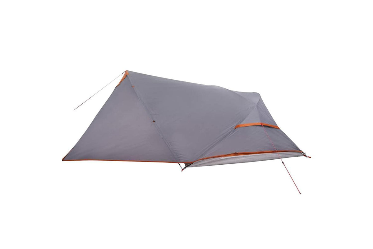 Vidaxl Camping Tent Dome 4-person Orange Waterproof-9