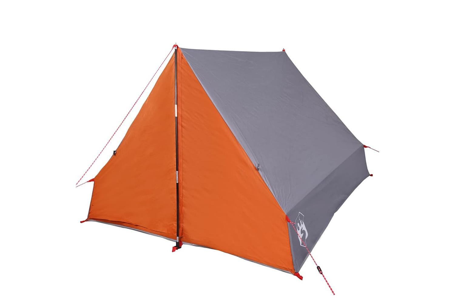 Vidaxl Camping Tent A-frame 2-person Grey Waterproof-6