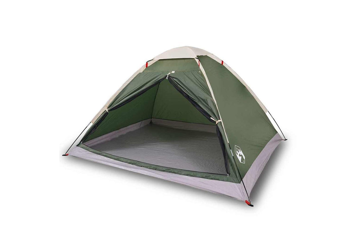 Vidaxl Camping Tent Dome 4-person Green Waterproof-2