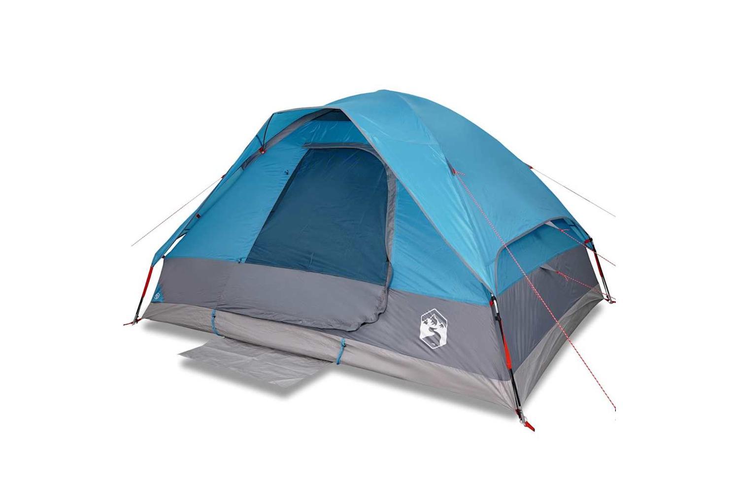 Vidaxl Camping Tent Dome 2-person Blue Waterproof-2
