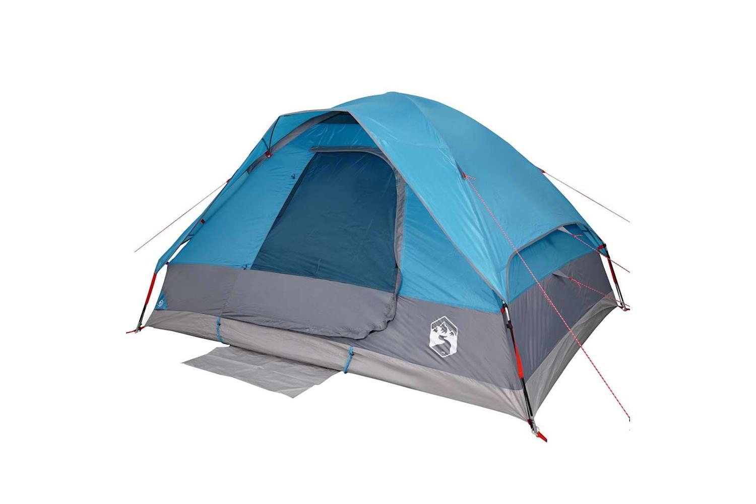 Vidaxl Camping Tent Dome 2-person Blue Waterproof-4