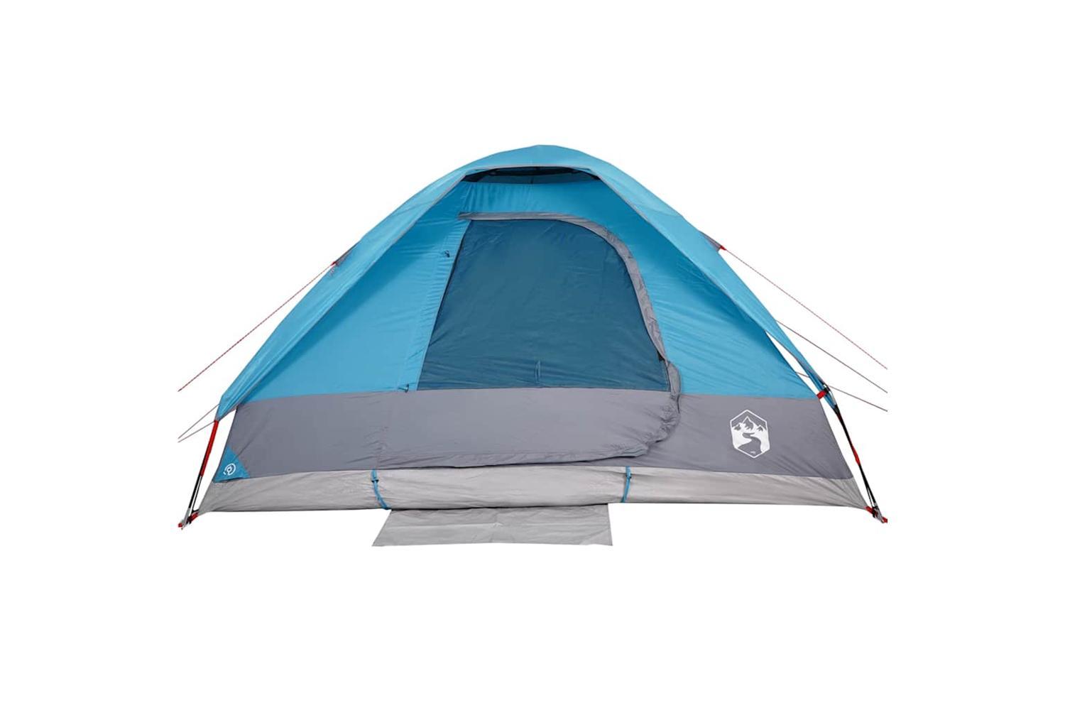 Vidaxl Camping Tent Dome 2-person Blue Waterproof-7
