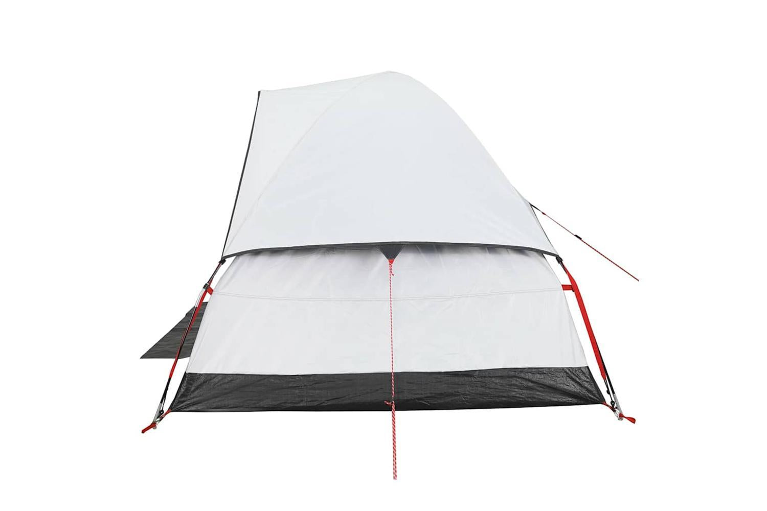 Vidaxl Camping Tent Dome 2-person White Blackout Fabric Waterproof-9