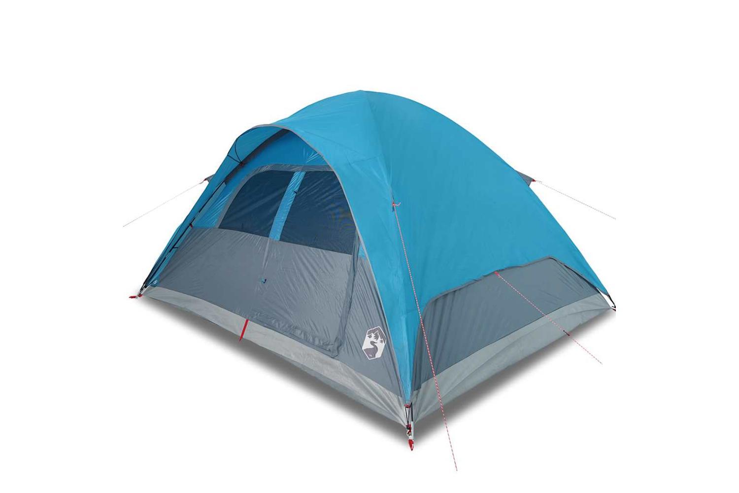 Vidaxl Family Tent Dome 6-person Blue Waterproof-2
